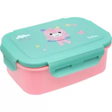 Lancheira Infantil Inox Divisoria Bento Box Buba Escolar