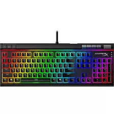 Teclado Hyperx Alloy Elite 2 Rgb Mecanico Cherry Red Color Del Teclado Negro Idioma Negro