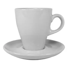 Set X 6 Jarro Americano Con Plato Porcelana Verbano Monza