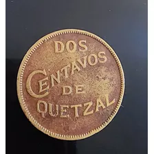 Vendo Moneda De 2 Centavos De Quetzal 1932 