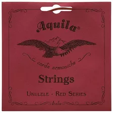 Serie Roja Aquila Aq-71 Concert Ukulele Cadena - Bajo G - 4ª