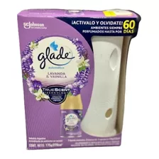 Aromatizador Glade Automático + Repuesto + Pilas Lavanda