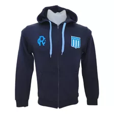 Campera Racing Con Capucha Y Bolsillos Producto Original