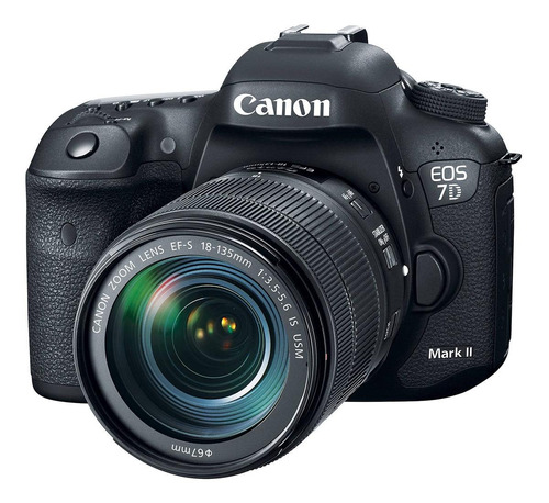 Canon Eos 7d Mark Ii 18-135mm Is Usm Kit Dslr Color  Negro