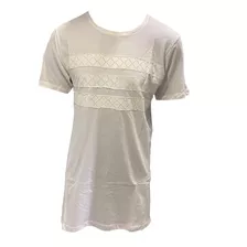 Camiseta Branca/bege T-shirt M