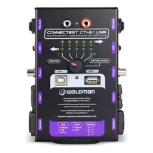 Testador De Cabos De Áudio E Usb Waldman Connectest Ct-8.1