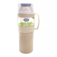 Termo De Vidrio Mor Farroupilha Flip 1 Litro Beige