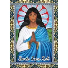 500 Santinho Santa Sara Kali (oração Verso) - 7x10 Cm