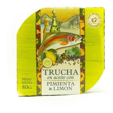 Trucha En Aceite Con Pimienta Limonx80gr Granjas Patagonicas