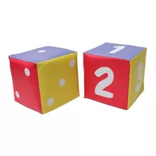 Cubos Numerias E Quantidades Em Espuma 18 X 18 Cm Educativo