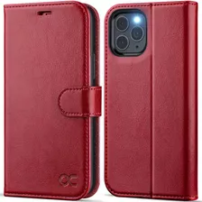 Funda Ocase Para iPhone 14 Pro Shockpr Wallet Red