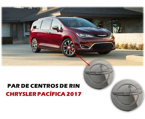 Par De  Centros De Rin Chrysler Pacfica 2017 Foto 2