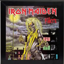 Quadro Iron Maiden Lp Killers Quadro Capa Do Disco De Vinil