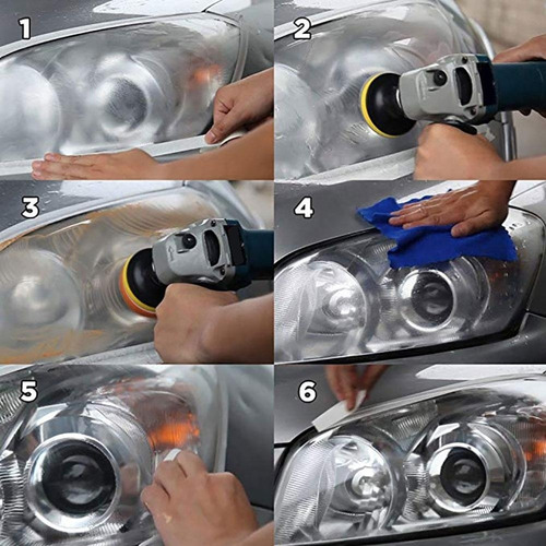 Kit Repara Foco Para Pulir Limpiar Foco Auto Universal Foto 5