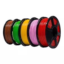 Pack 10 Filamentos Premium 3d Pla Impresora 3d 1 Kg 1.75 Mm