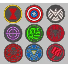 Matrices Para Bordar Logos Super Héroes Marvel