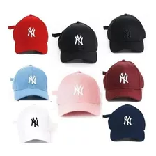 Bone New York Ny De Aba Curva Yankees Trucker Todas As Cores