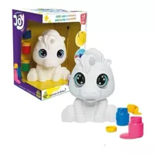 Brinquedo Infantil Joy Unicornio Pintura Com Guache E Pincel