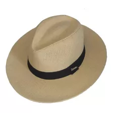 Chapéu Moda Panamá Aba Larga Clássico Masculino Feminino