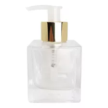 10 Porta Sabonete Liquido Vidro Cubo 100ml Luxo Saboneteira