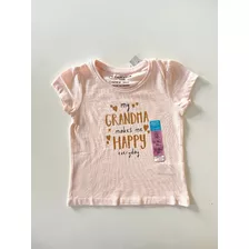 Remera Bebe Nena Primark Kids Importada Original Abuela