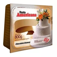 Pasta Americana Sabor Chocolate Branco 800g Arcolor Promoção