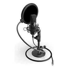 Micrófono De Podcast Para Transmisión, Amcrest Usb Am430-ps