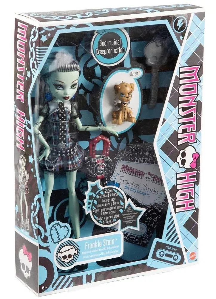 Boneca Frankie Stein E Watzit Monster High Booriginal Mattel