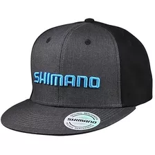 Gorro Gorra Shimano Modelo Ocea Kanji Negro Visera Plana