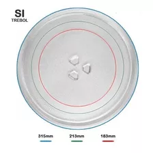 Plato Microndas Encastre Trebol 31,5cm