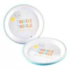 Kate Aspen Twinkle Twinkle - Platos De Papel Decorativos De 