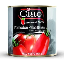 Molho De Tomate Pelati Ciao Oficial Pizza Napoletana 2,5 Kgs