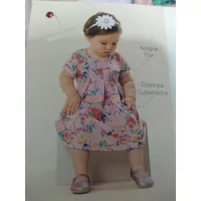 Vestido Princesa Infantil Bebê Grátis Bory Modakids Menina