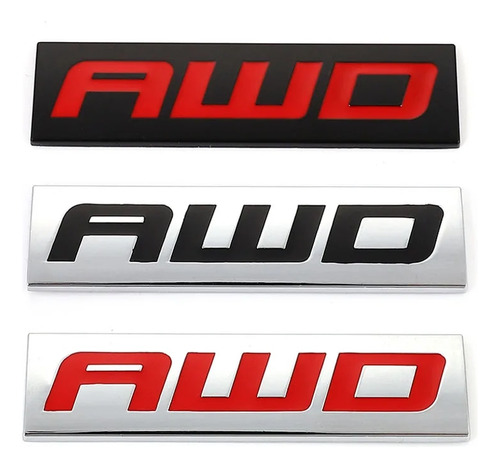 Foto de Para Subaru Forester Impreza 3d Metal Awd Logo Tail Sticker