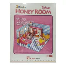 Puzzle 3d Cubicfun - Honey Room - Bedroom