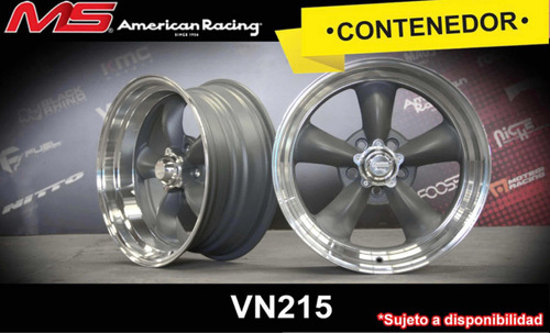 Rines 17 5-127 Progres American Racing 8 Adelan 9.5 Atra Nue Foto 4