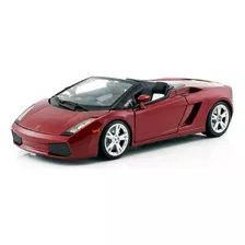 Lamborghini Gallardo Spyder Color Bordo Maisto 1/18 Febo