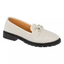 Mocassim Feminino Oxford Sapato Clássico Confortável 7001