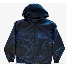 Campera Impermeable Abrigada Hombre Etiqueta Negra