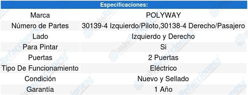 Kit-2 Espejos Polyway Pontiac G5 07 A 10 Foto 3