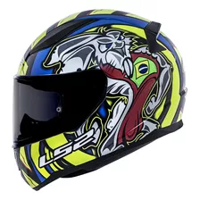 Capacete Ff353 Rapid Alex Barros Replica Azul