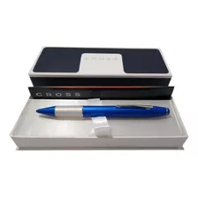 Bolígrafo Cross Easy Writer Estuche Para Premium Color De La Tinta Negra Color Del Exterior Metallic Blue