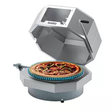 Forno De Pizza Compacto A Gás Pedra Refratária 40cm Saro
