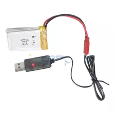 Cabo Usb Carregador 3.7v Drone E99 E99pro Conector Plug Jst