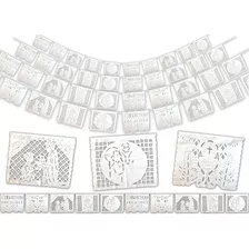 Papel Picado En Plastico Primera Comunion Paq 10 Tiras 