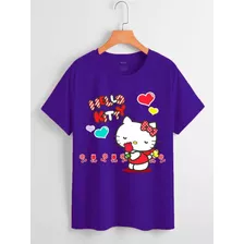 Polera Hello Kitty Estampada Dtf Senshi Cod 006