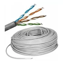 Cable Utp Netlink Cat 6 100mts Cobre 70-30 Cab-sm-6 Red Cctv