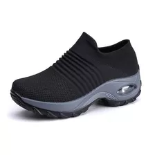 Tenis Ortopédicos Flexibles Zapatos Planos Elásticos 1