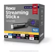 Roku Stick+ 4k Con Control Remoto De Voz Y Control De Tv