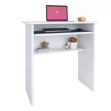 Escrivaninha Mesa De Computador Multiuso Branco